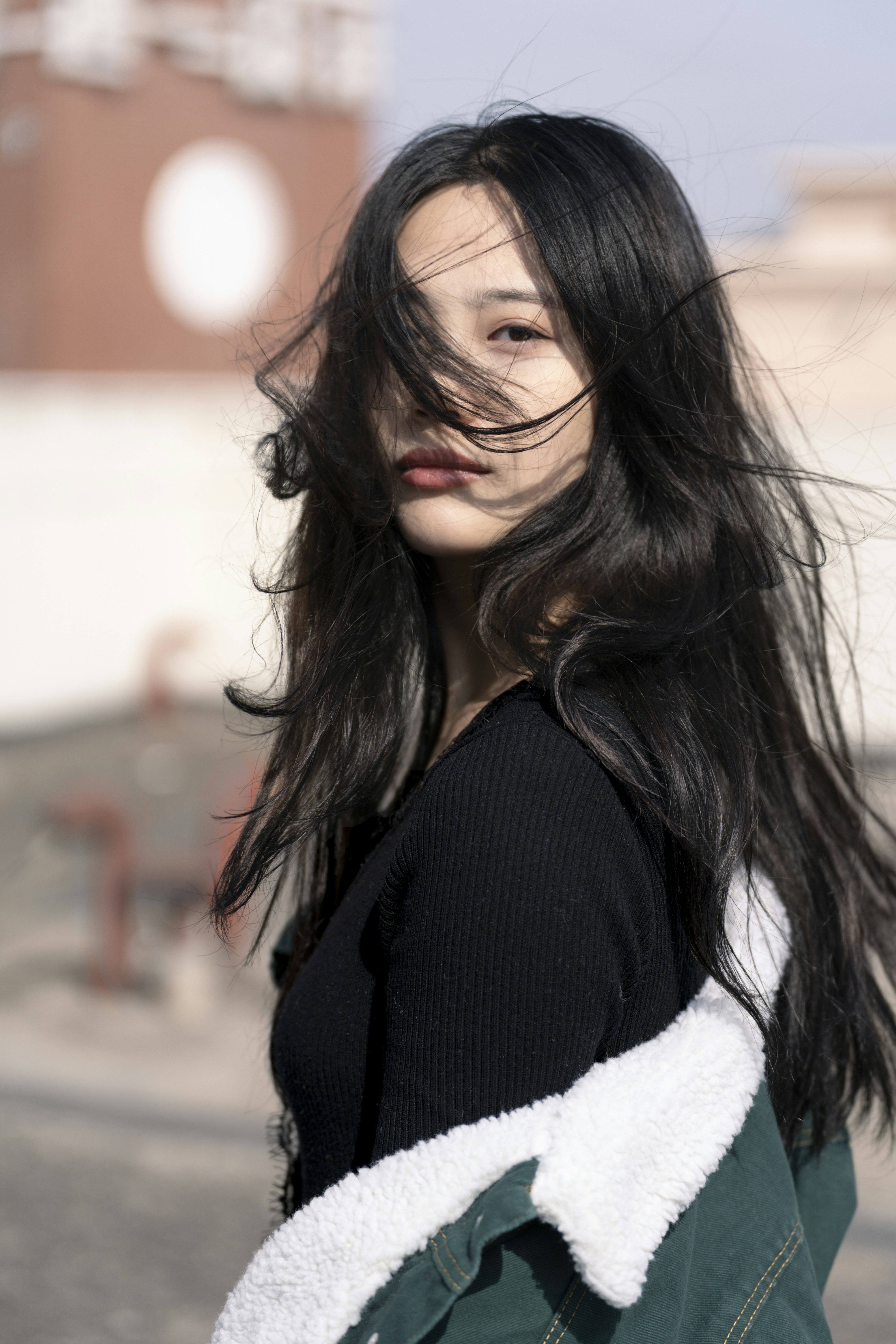 Girl With Long Black Hair